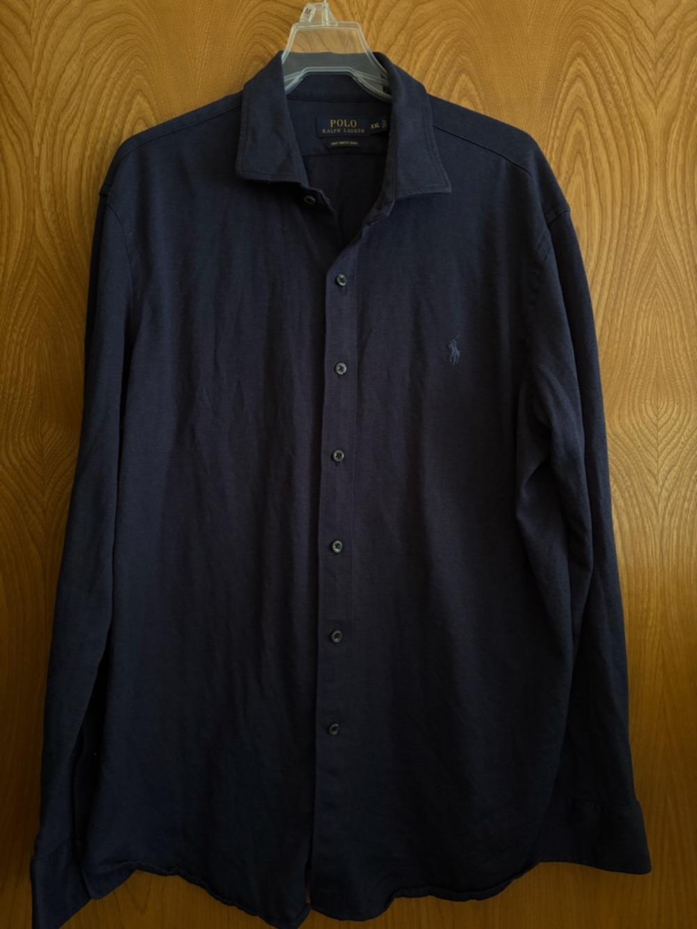 Polo Ralph Lauren long sleeved knit dress shirt.